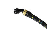 GReddy AN04 45 DEGREE HOSE END SWIVEL BLACK/GOLD ANODIZED