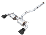 AWE Tuning Subaru BRZ/ Toyota GR86/ Toyota 86 Touring Edition Cat-Back Exhaust- Diamond Black Tips