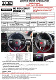 HKS Honda Civic FL5 Replacement Steering Wheel