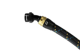 GReddy AN04 30 DEGREE HOSE END SWIVEL BLACK/GOLD ANODIZED
