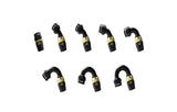 GReddy AN04 STRAIGHT HOSE END SWIVEL BLACK/GOLD ANODIZED