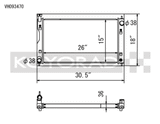 Koyo 17-22 Subaru Impreza 2.0L Non-Turbo / 18-22 Crosstrek 2.0/2.5L Non-Turbo Aluminum Radiator