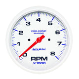 Autometer Marine Chrome Ultra Lite 2-1/16in 0-35 PSI Mechanical Water Pressure Gauge