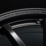 Gram Lights 57NR LIMITED II 18x9.5 +45 5-114.3 Semigloss Black Wheel w/ Black Cap/Stickers/Air Valve
