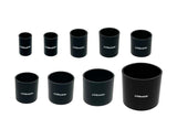 GReddy 80mm x 80mm Silicone Straight Hose - Black