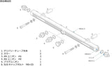 GReddy Gray M20xP1.5 to AN8 Fuel Delivery Tube Adapter O-Ring Fitting