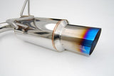 Invidia 08-11 STi Hatch / 11 WRX Hatch Dual N1 Single Layer Titanium Tipped Cat-back Exhaust