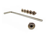 GReddy Steering Wheel Bolts - Raw Titanium (Set of 6)