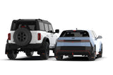 Rally Armor 21-25 Ford Bronco NO-PL Plastic Rear Bumper Black Mud Flap BCE Pink Logo