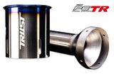 GReddy Titanium Trust PE-TR Tip L 110MM x 115MM - Titanium Burnt Finish