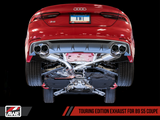 AWE Tuning Audi B9 S5 3.0T Touring Edition Exhaust - Black Diam Tips (102mm)