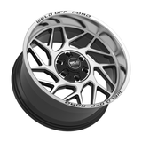 Weld Fulcrum 20x10 / 8x170 / 4.75 BS / 125.1 HB - Gloss Black Machined - Non-BL Wheel