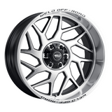 Weld Fulcrum 20x10 / 8x170 / 4.75 BS / 125.1 HB - Gloss Black Machined - Non-BL Wheel
