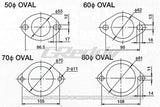 GReddy 60mm Exhaust Oval Gasket