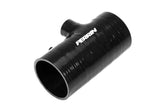 PERRIN 22-26 Subaru WRX / 20-25 LGT & OBXT Turbo Inlet Hose w/Turbo Adapter Flange (Short) - Black