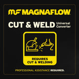 MagnaFlow 2.50in California Grade CARB Compliant Universal Catalytic Converter