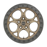 Weld Off-Road W106 17X9.0 Ledge 5X127 ET00 BS5.00 Satin Bronze Satin Black 71.5