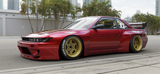 GReddy 89-94 Nissan 240SX Coupe w/ Silvia Headlights Pandem S13 Full Wide-Body Aero Kit w/o GT Wing