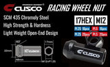 Cusco Universal Wheel Lug Nut Set M12 x P1.5mm - Black (20pcs)