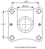 DSS 15-24 Ford F150 4WD Regular Cab Short Bed 4in. Aluminum Driveshaft