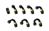 GReddy AN06 120 DEGREE HOSE END SWIVEL BLACK/GOLD ANODIZED