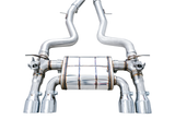 AWE Tuning BMW F8X M3/M4 SwitchPath Cat-Back Exhaust - Chrome Silver Tips
