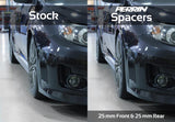 PERRIN 02-14 Subaru WRX / 2004 STI / 13-25 BRZ & Toyota GR86 25mm Wheel Spacers 5x100 56mm CB - Pair