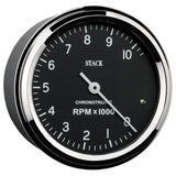 Autometer Chronocentric Tachometer - 80mm Blk - 0-10K RPM