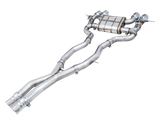 AWE Tuning SwitchPath Cat-Back Exhaust for BMW G8X M3/M4 - Chrome Silver Tips