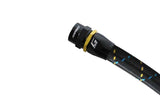 GReddy AN08 STRAIGHT HOSE END SWIVEL BLACK/GOLD ANODIZED