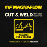 MagnaFlow 2.25in. CA Spun Cen/Ang Universal Converter