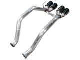 AWE Tuning C6 Chevrolet Corvette Z06/ZR1 Track Edition Axle-Back Exhaust w/ Diamond Black Tips