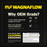 MagnaFlow 19-20 Acura RDX Single Underbody 2L Direct Fit Converter