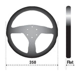 Sparco Steering Wheel L505 Lap 5 Blk/Blk/Blk