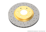 DBA 06-12 Chevrolet Corvette Z06 Front Drilled & Slotted Street Series Rotor