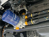 GReddy AN06 STRAIGHT HOSE END SWIVEL BLACK/GOLD ANODIZED