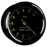 Autometer Chronocentric Tachometer - 80mm Blk - 0-10K RPM