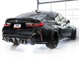 AWE Tuning Track Edition Cat-Back Exhaust for BMW G8X M3/M4 - Chrome Silver Tips