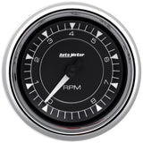 AutoMeter 3-3/8in 8K RPM In-Dash Tachometer Gauge - Chrome