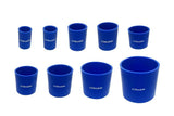 GReddy 70mm x 70mm Silicone Straight Hose - Blue