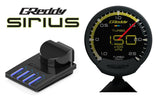 GReddy Sirius Meter - Water Temp 0/120 (Deg.C) 74mm Analog Gauge (w/Water Temp Sensor & Harness Set)