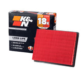 K&N Universal Clamp-On Air Filter 2-3/4in Flg 5-3/32in B 4-1/2in T 5in H