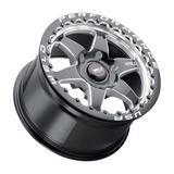Weld S909 20x10 Ventura 6 Beadlock 6x139.7 ET12 BS6.00 Gloss BLK MIL DIA 106.1