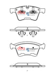 DBA 08-13 Mercedes-Benz GL320 (373mm Front Rotor) Front Street Series Brake Pads