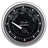 AutoMeter Chrono 2-1/16in 250 Degree Temperature Electric Gauge - Chrome