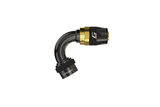GReddy AN06 30 DEGREE HOSE END SWIVEL BLACK/GOLD ANODIZED
