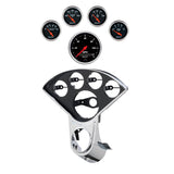 Autometer Designer Black Direct Fit Dash Kit 55-59 Chevy Truck (1 x 3-3/8in. / 4 x 2-1/16in.)
