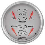 Autometer Ultra-Lite Quad Gauge 5in. 240Ohm (E) - 33Ohm (F) Electric