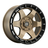 Weld Off-Road Ridge 20x9 - 5x127 / 5x139.7 BP - ET0 - 87.1mm CB - Satin Bronze Wheel (Black Ring)