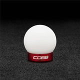 Cobb Ford Mustang Shift Knob White with Red Base